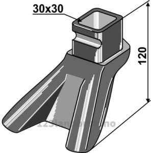 Sålabb - Injektor - 120mm - Bourgault