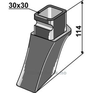 Sålabb - Injektor - 114mm - Bourgault