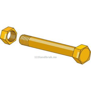 Bolt med låsemutter - Bourgault