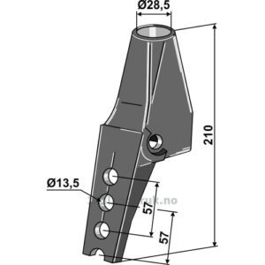 Holder - 210mm - Bourgault