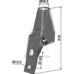 Holder - 210mm - Bourgault