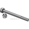 M10x130 bolt med mutter