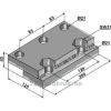 Adapterplate - 200x125x40mm