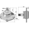Lager - Ø35xØ190 - Ø160mm - Venstregjenget - Lemken, Lemken Rubin