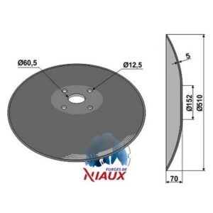 Skål - Ø510x5mm - Niaux