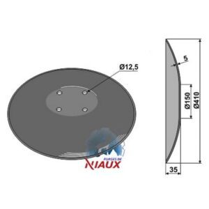Skål - Ø410x5mm - Niaux