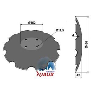 Skål - Ø460x4mm - Amazone, BBG, Niaux
