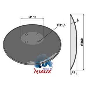 Skål - Ø460x4mm - Amazone, BBG, Niaux