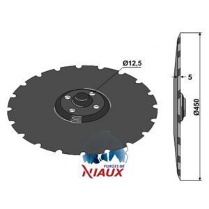 Rulleskjær - Ø450x5mm - Niaux, Väderstad