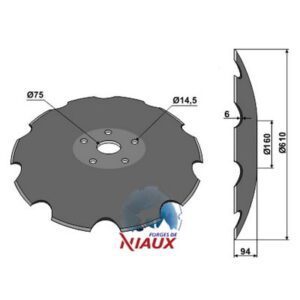 Skål - Ø610x6mm - Niaux