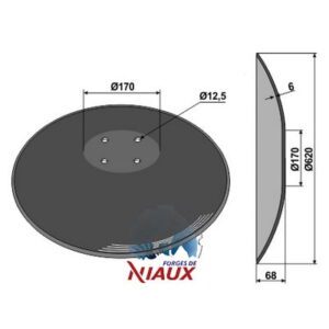 Skål - Ø620x6mm - Niaux