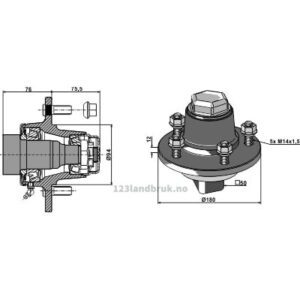 Nav - Ø140mm - Lemken