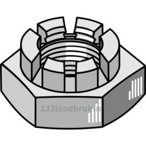 Kronemutter - M30x1,5mm