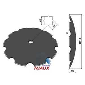 Skål - Ø610x5mm - Quivogne