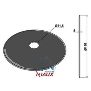 Rulleskjær - Ø410x5mm - Niaux