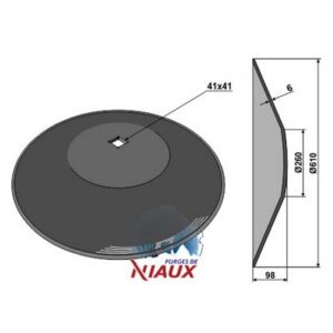 Skål - Ø610x6mm - Niaux