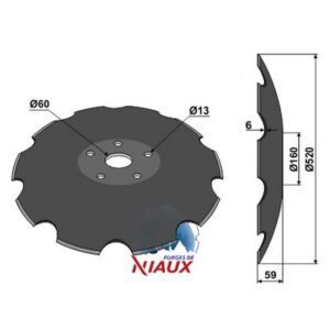 Skål - Ø520mm - Niaux