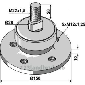 Lager Ø28xØ150 - Ø98mm