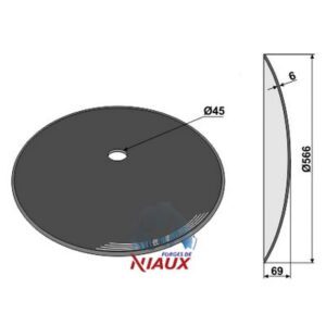 Skål - Ø566x6mm - Great Plains