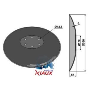 Skål - Ø560x6mm - Niaux