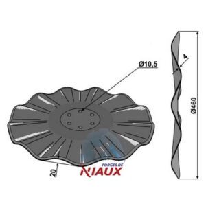 Skål - Ø460x4mm - Kuhn