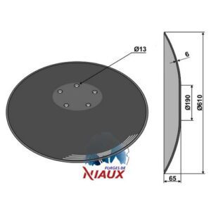 Skål - Ø610x6mm - Niaux