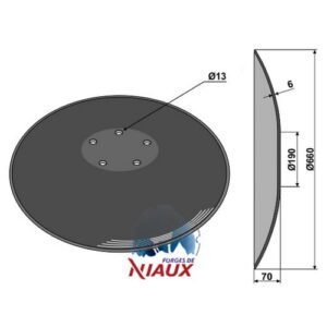 Skål - Ø660x6mm - Niaux