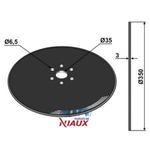 Skål - Ø350x3mm - Huard, Kuhn