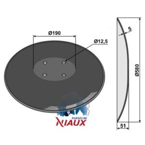 Skål - Ø580x5mm - Pöttinger