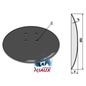 Skål - Ø460x4mm - Becker, Niaux