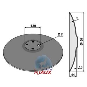 Skål - Ø450x5mm - Niaux