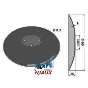Skål - Ø510x4mm - Niaux