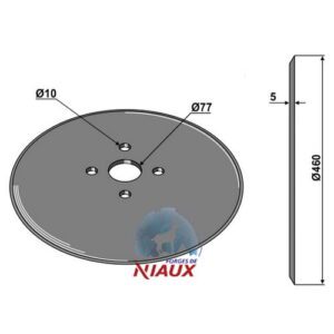 Rulleskjær - Ø460x5mm - John Deere
