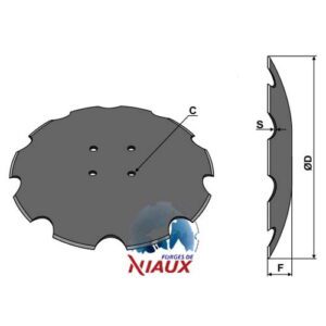 Skål - Ø460x4mm - Becker, Niaux