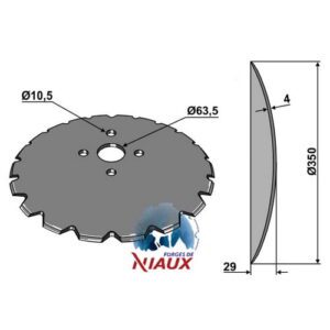 Skål - Ø350x4mm - Rabe, Vogel u. Noot