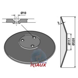 Skål - Ø320x3mm - Amazone
