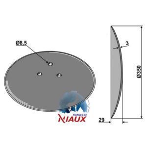 Skål - Ø350x3mm - Accord
