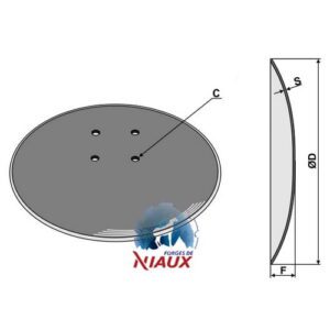 Skål - Ø460x4mm - Niaux