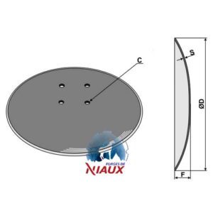 Skål - Ø510x4mm - Niaux