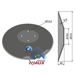 Skål - Ø510x6,5mm - John Deere