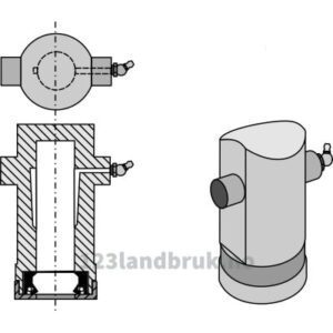 Hankmo - Glidelager - 90mm - Hankmo
