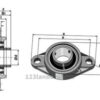 Flenslager UCFL - Ø35x16,1mm - Tehnos