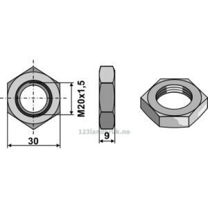 Mutter - M20x1,5mm