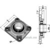 Flenslager UCF - Ø70x195mm