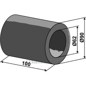Avstandsforing - 100mm - Dal-Bo
