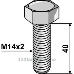 Bolt - M14x2x40mm