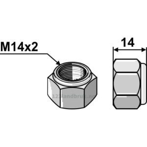 Låsemutter - M14x2mm