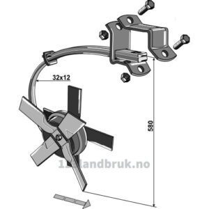 Knivrotor - Høyre - Kongskilde Vibroflex