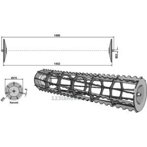 Jordpakkervalse - 1452mm - Lemken