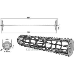 Jordpakkervalse - 1452mm - Lemken